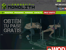 Tablet Screenshot of crossfit-monolith.com